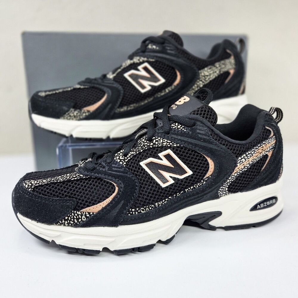 New Balance 530 Black Flat Taupe Women’s 8 Men’s 6.5 U530CRB New in Box